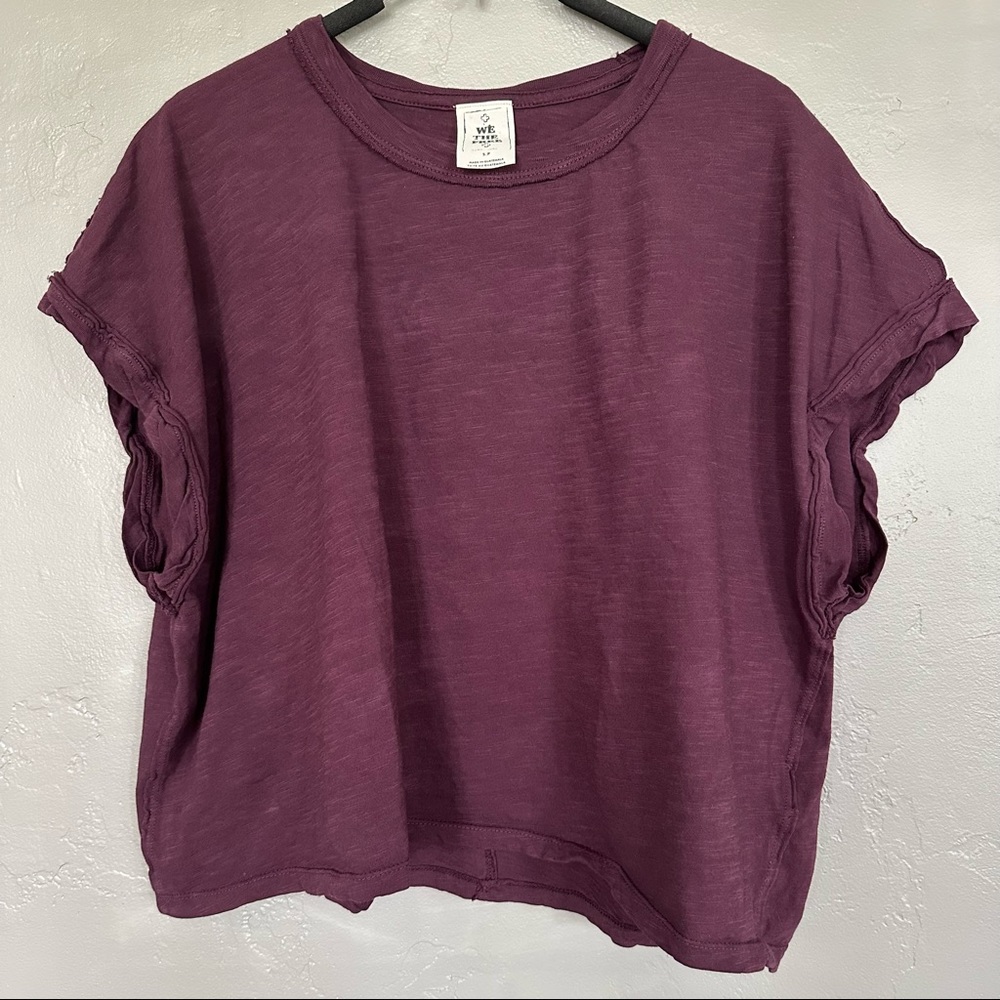 Free people cropped t-shirt